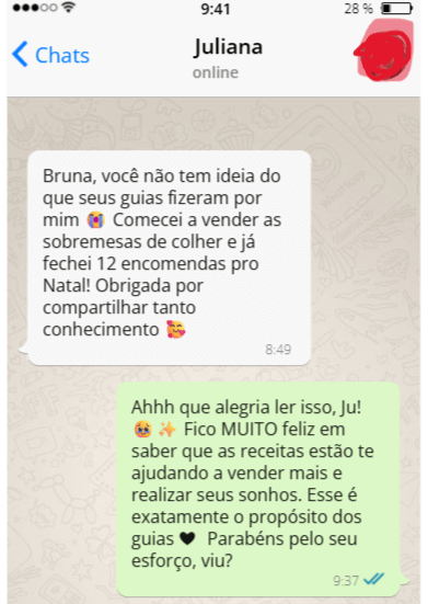Depoimento 3 - Print WhatsApp