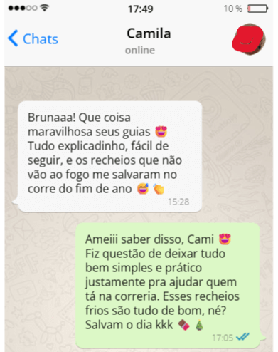 Depoimento 4 - Print WhatsApp